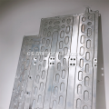 Placa de enfriamiento de aluminio de extrusión de vehículos híbridos